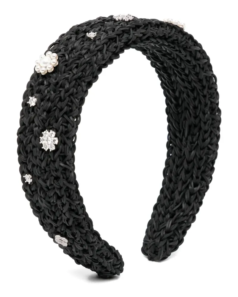 SHUSHU/TONG braided headband - Schwarz Schwarz