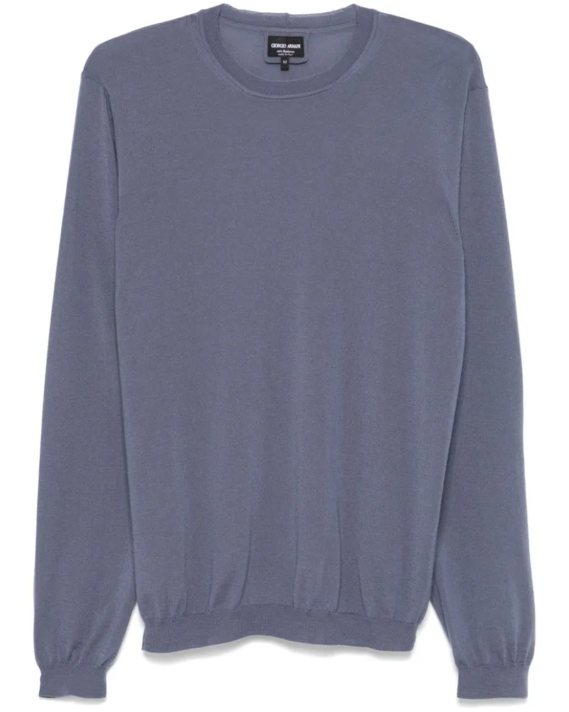 Giorgio Armani Klassischer Kaschmirpullover - Blau Blau