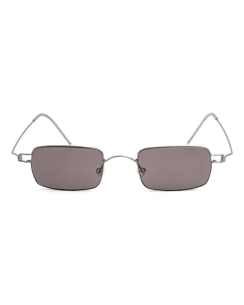 Lindberg Sonnenbrille mit eckigem Gestell - Silber Silber
