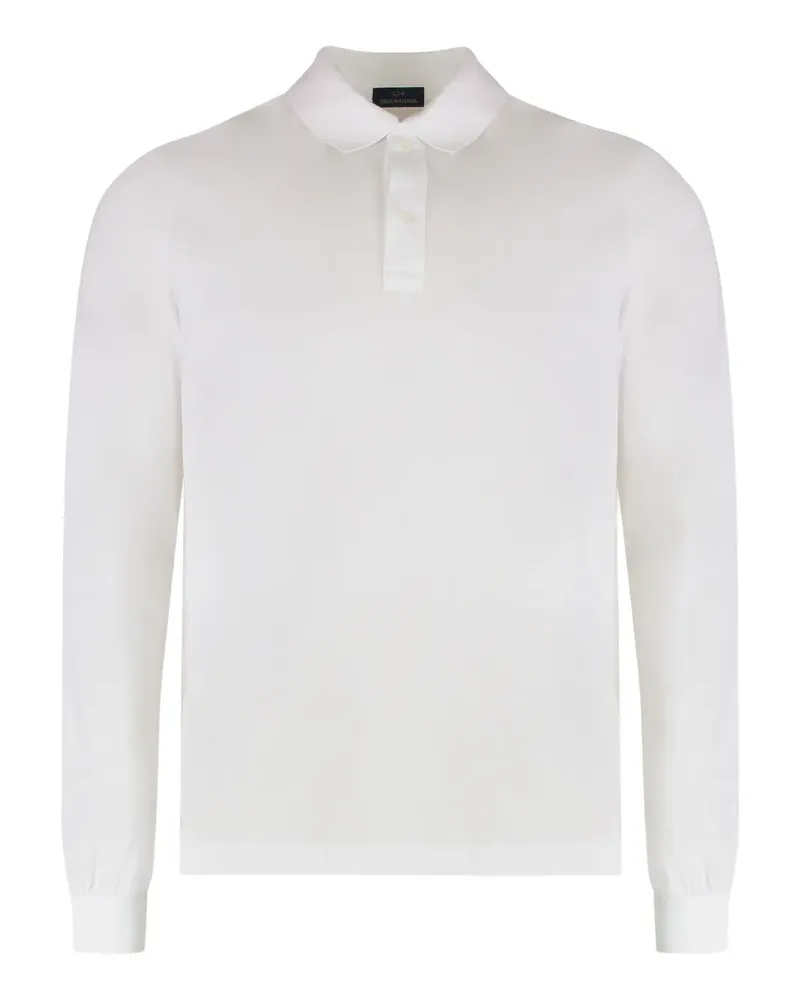 Paul & Shark Langärmeliges Poloshirt - Weiß Weiß