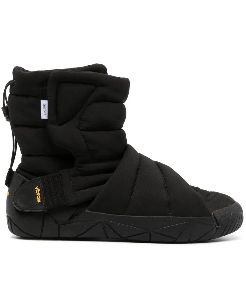 SUICOKE Gefütterte Futon-Hi Stiefel - Schwarz Schwarz
