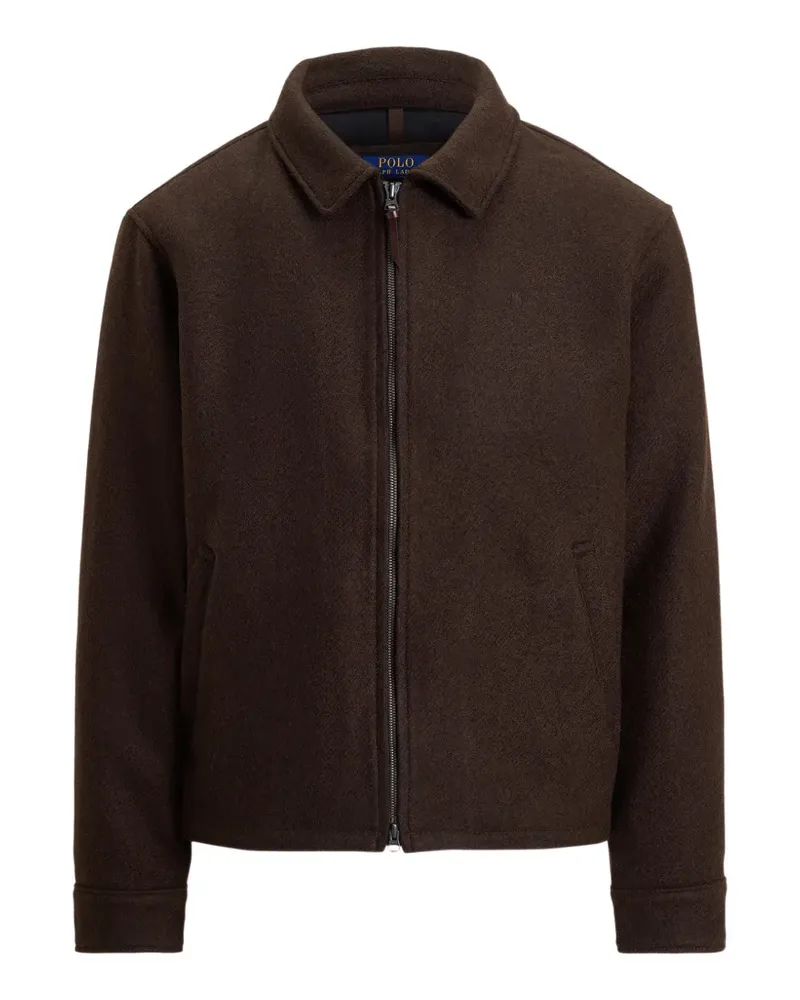 Ralph Lauren Langdon Wolljacke mit Reißverschluss - Braun Braun