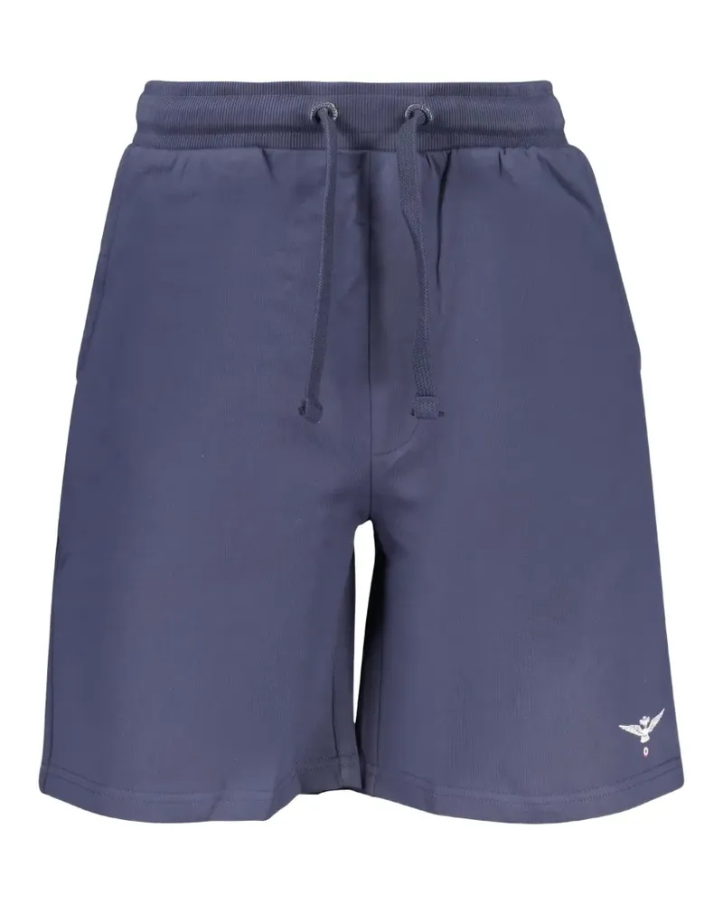 Aeronautica Militare Shorts mit Kordelzug - Blau Blau