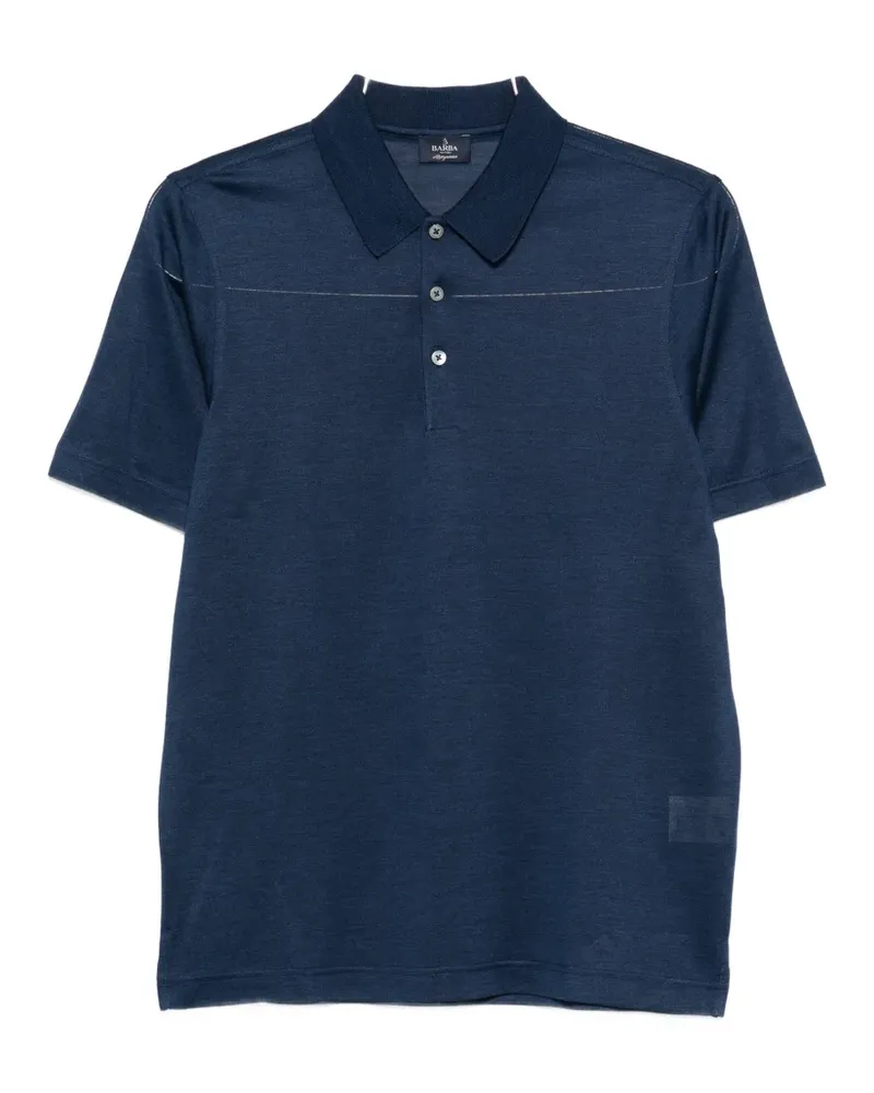 Arte Antwerp silk polo shirt - Blau Blau