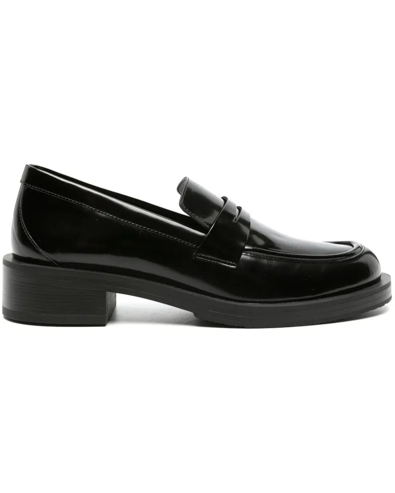 Stuart Weitzman Palmer Bold Loafer aus Lackleder - Schwarz Schwarz