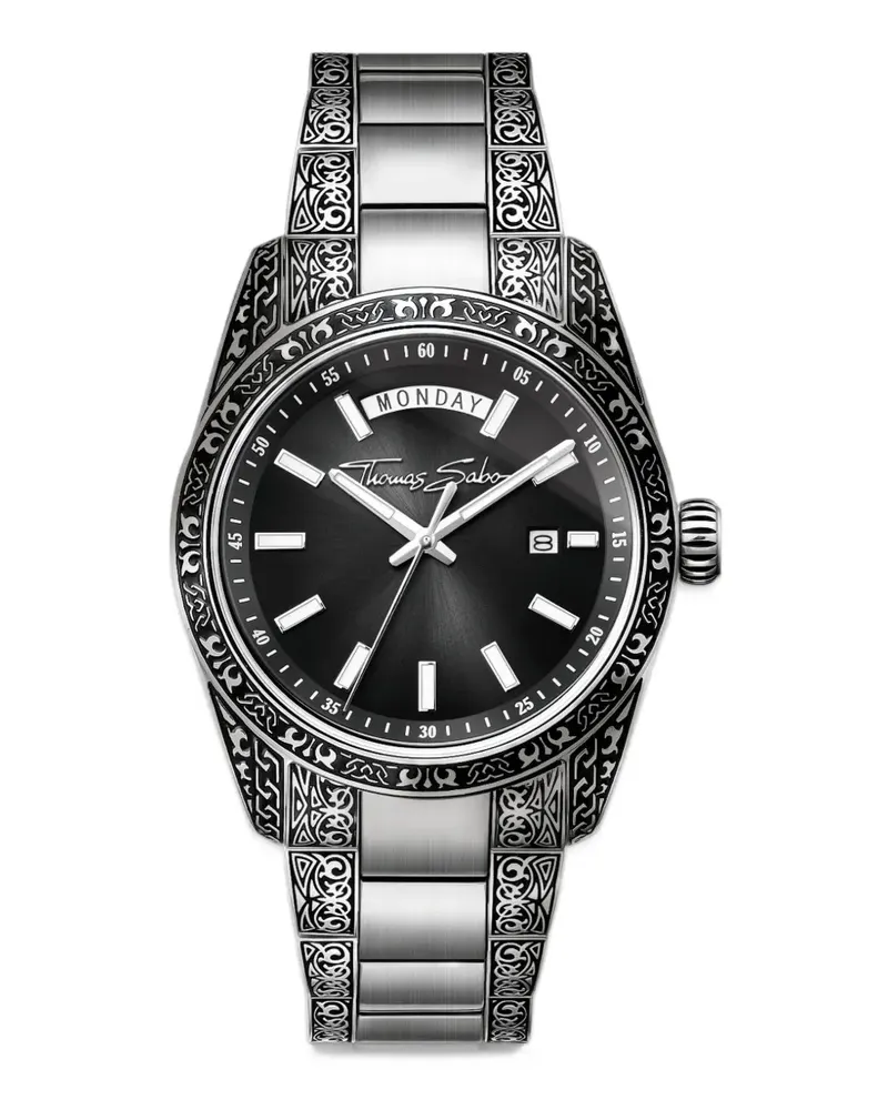 Thomas Sabo Rebel at Heart Revive 40mm watch - Schwarz Schwarz