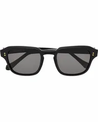 Nanushka Sonnenbrille mit eckigem Gestell Schwarz