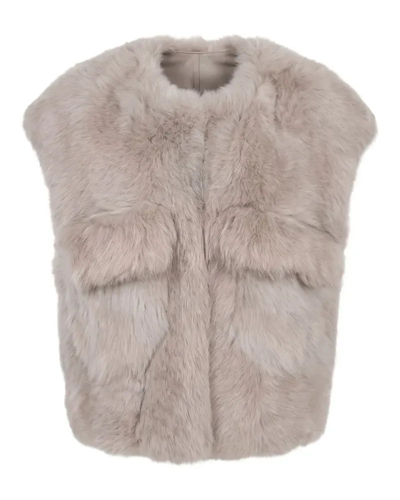 Manzoni 24 Weste aus Faux Shearling - Nude Nude