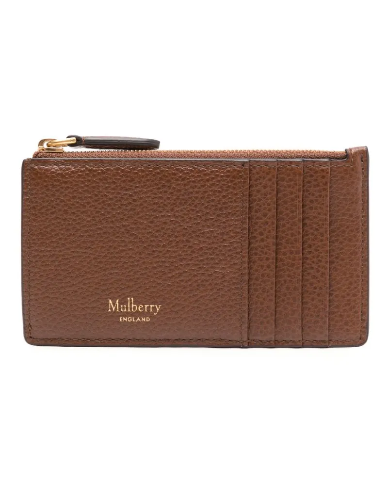 Mulberry Münztäschchen mit Reißverschluss - Braun Braun
