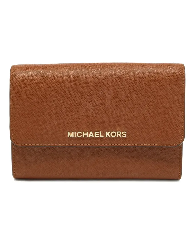 Michael Kors Jet Set Portemonnaie - Braun Braun