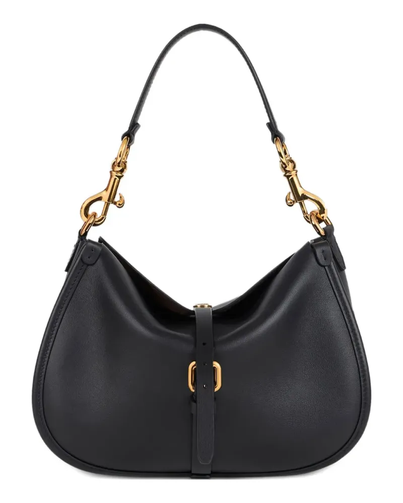 Etro Mittelgroße Pony Schultertasche - Schwarz Schwarz