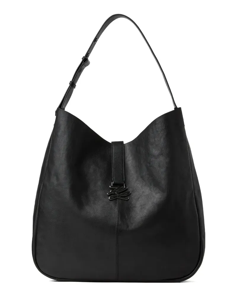 Karl Lagerfeld Extra große K/Autograph Schultertasche - Schwarz Schwarz