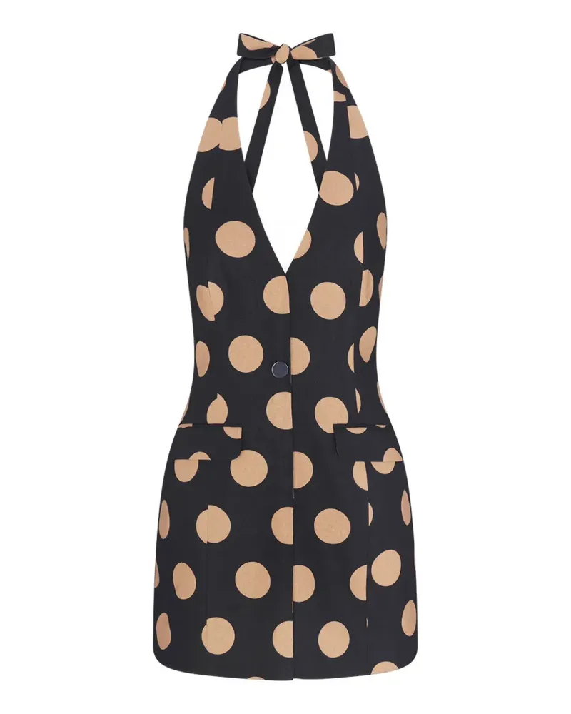 Simon Miller Kirra polka-dot mini dress - Schwarz Schwarz