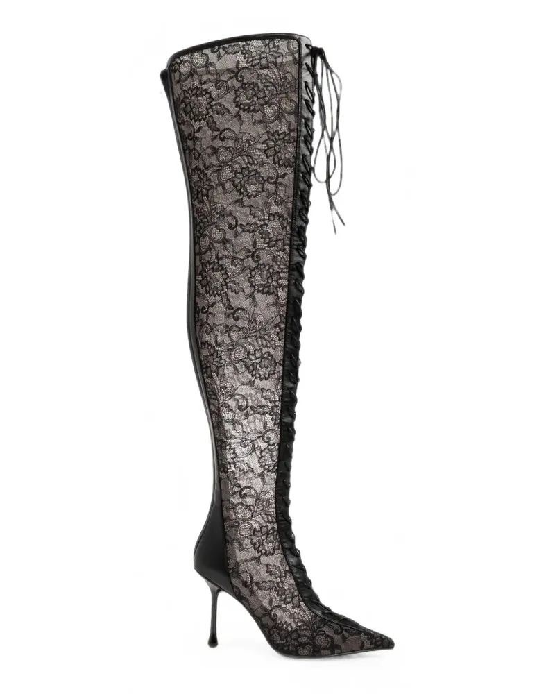 Jimmy Choo Scarlett Overknee-Stiefel - Schwarz Schwarz