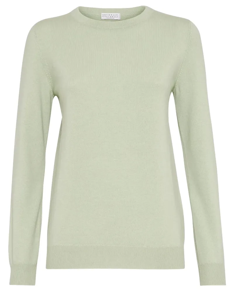 Brunello Cucinelli Pullover aus Kaschmir - Grün Grün