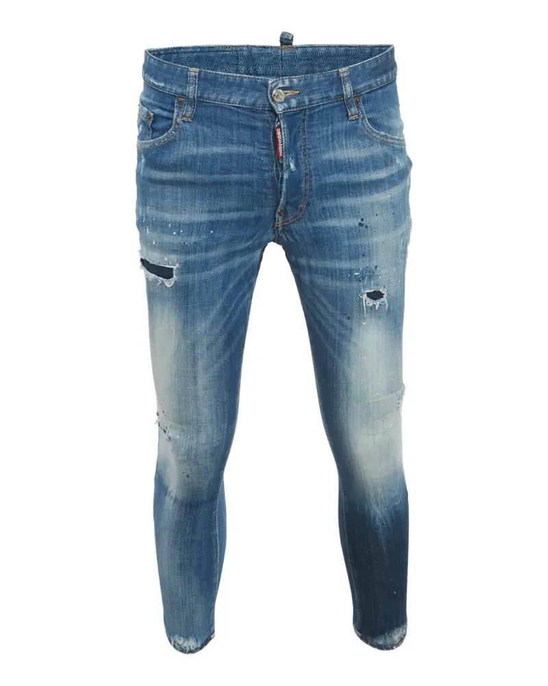 Dsquared2 distressed slim-fit jeans - Blau Blau