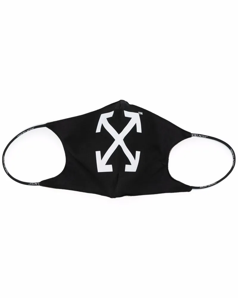 OFF-WHITE Maske mit Pfeilen - Schwarz Schwarz