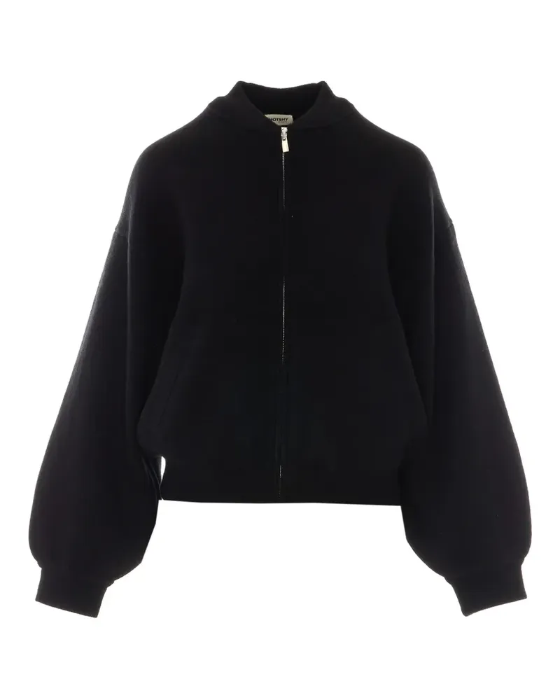 Not Shy Twila zip-up jacket - Schwarz Schwarz