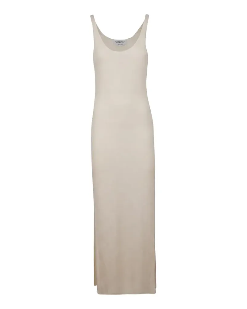 Gabriela Hearst Gestricktes Maxikleid mit U-Ausschnitt - Nude Nude