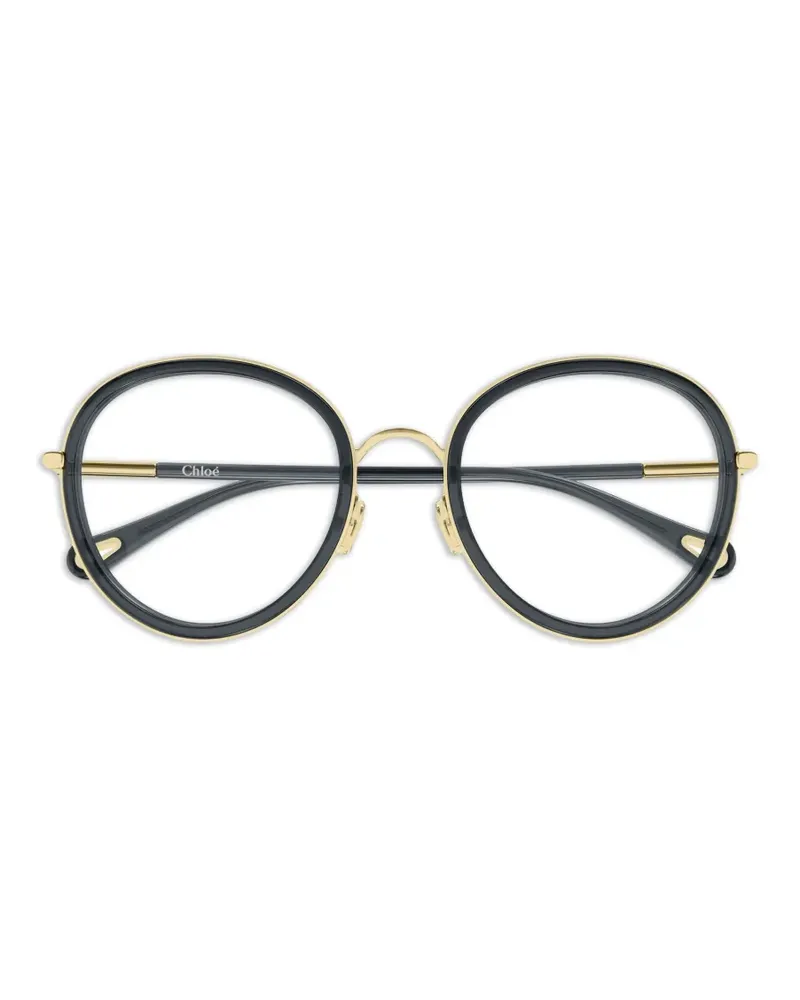 Chloé round metal glasses - Schwarz Schwarz