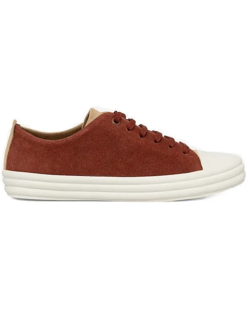 Camper Twins Plateau-Sneakers aus Wildleder - Rot Rot