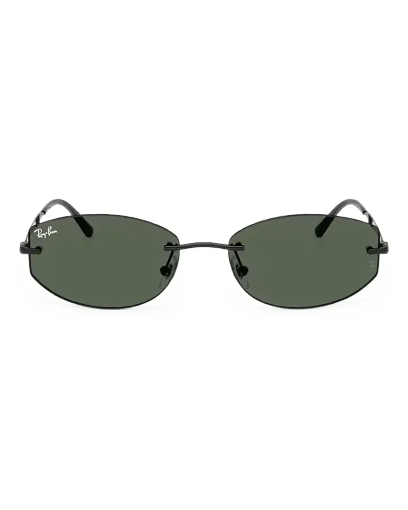 Ray Ban Sonnenbrille mit geometrischem Gestell - Schwarz Schwarz