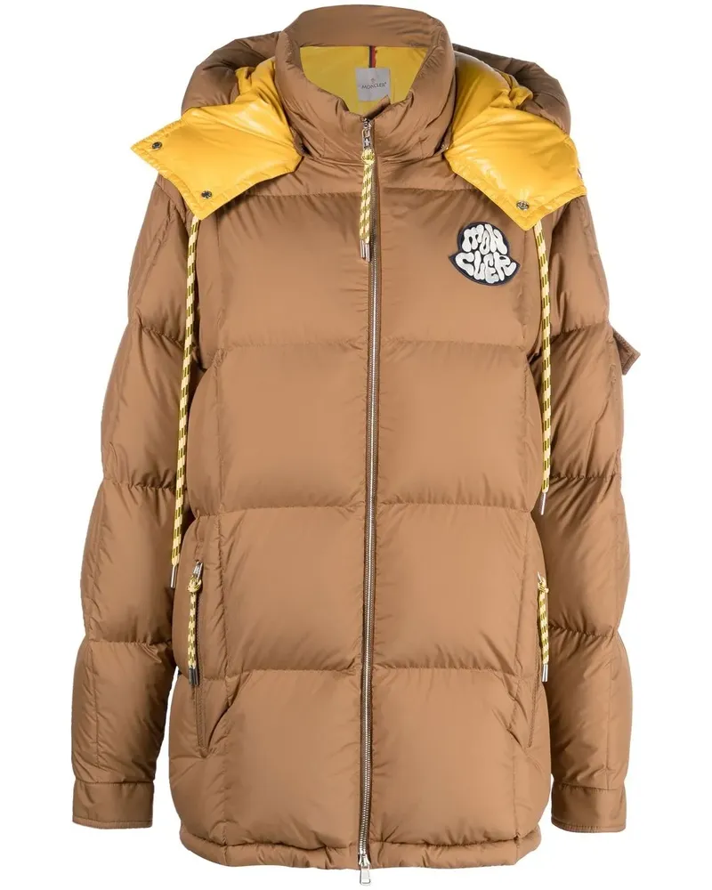 Moncler Gefütterte Mariveles Jacke - Braun Braun