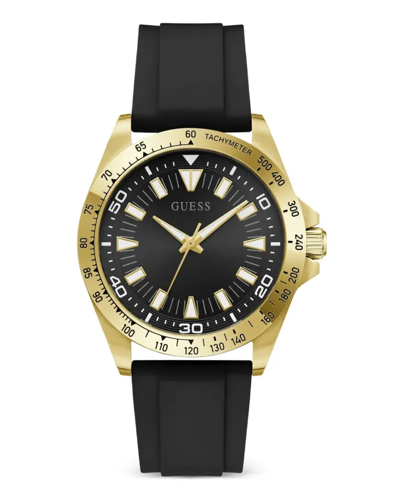 Guess Analog Armbanduhr 42mm - Schwarz Schwarz