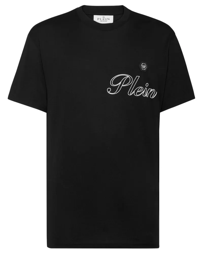 Philipp Plein T-Shirt mit Logo-Print - Schwarz Schwarz