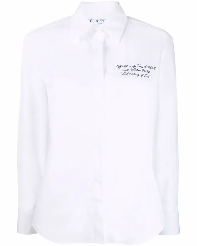 OFF-WHITE New Basic Hemd - Weiß Weiß