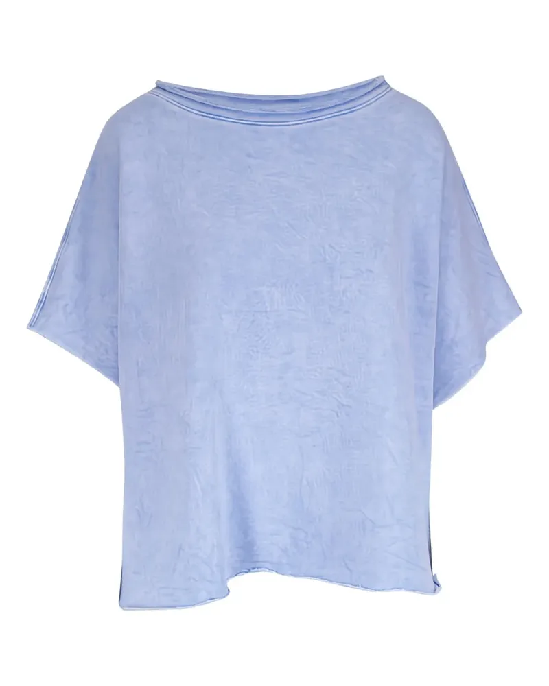 Frank & Eileen T-Shirt mit Acid-Wash-Effekt - Blau Blau