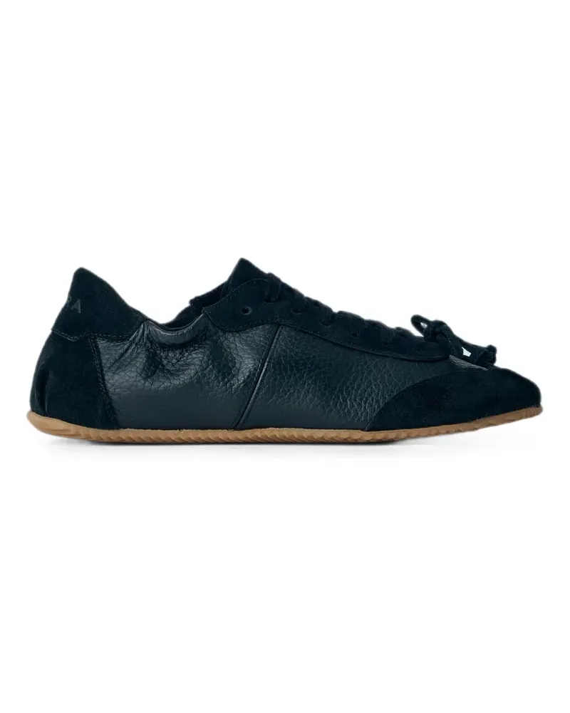ABRA bow-detail panelled sneakers - Schwarz Schwarz