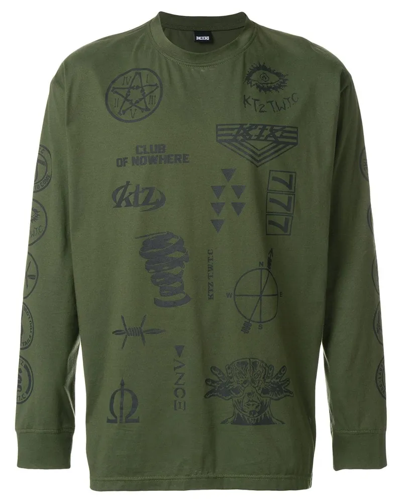 KTZ multi-stamp sweatshirt Grün