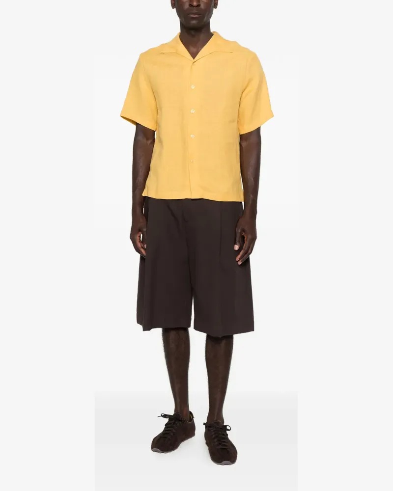 Sandro short-sleeve buttoned shirt - Gelb Gelb