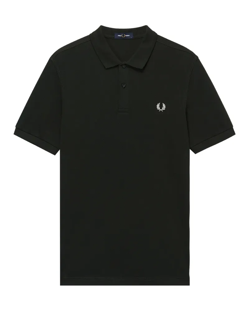 Fred Perry Poloshirt mit Lorbeerstickerei - Grün Grün