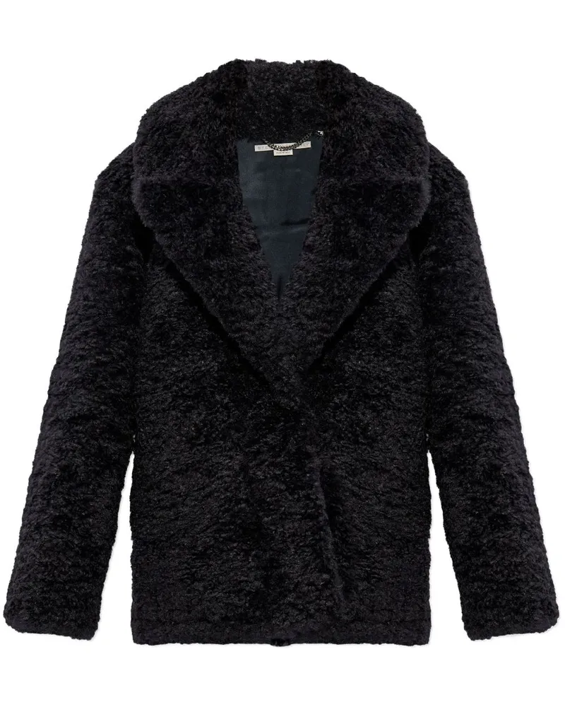 Stella McCartney Einreihige Jacke - Schwarz Schwarz