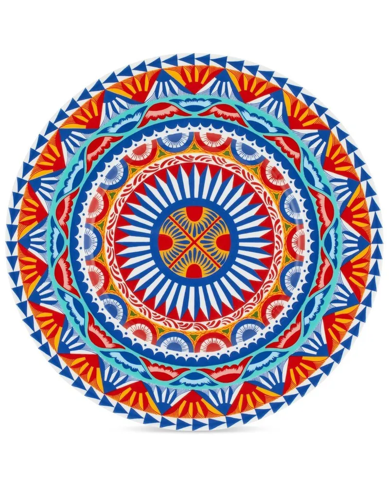 Dolce & Gabbana Platzteller aus Porzellan - Blau Blau