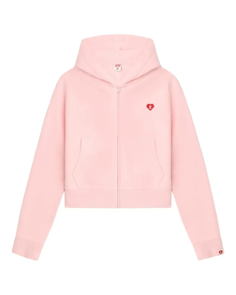 BAPE Kapuzenjacke mit Reißverschluss - Rosa Rosa