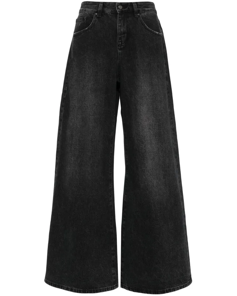 JNBY Weite Jeans im Distressed-Look - Grau Grau
