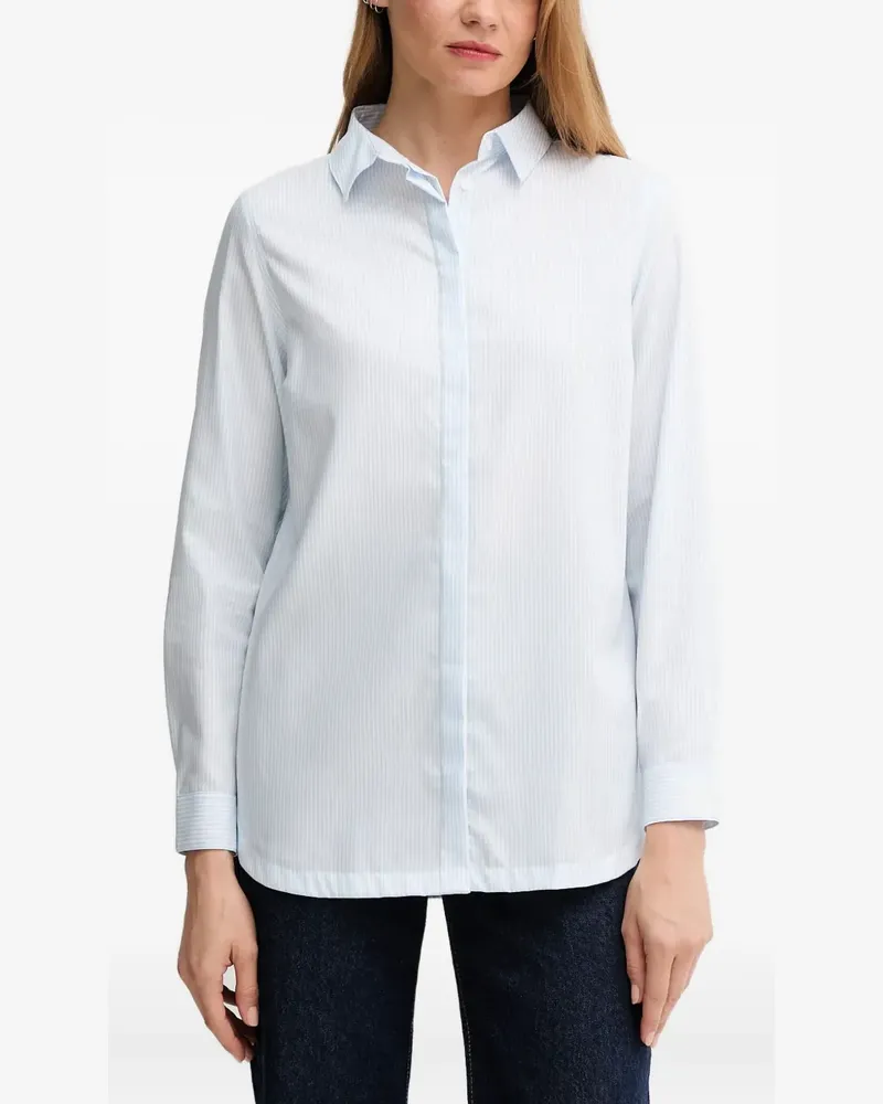 Barbour striped collared top - Blau Blau