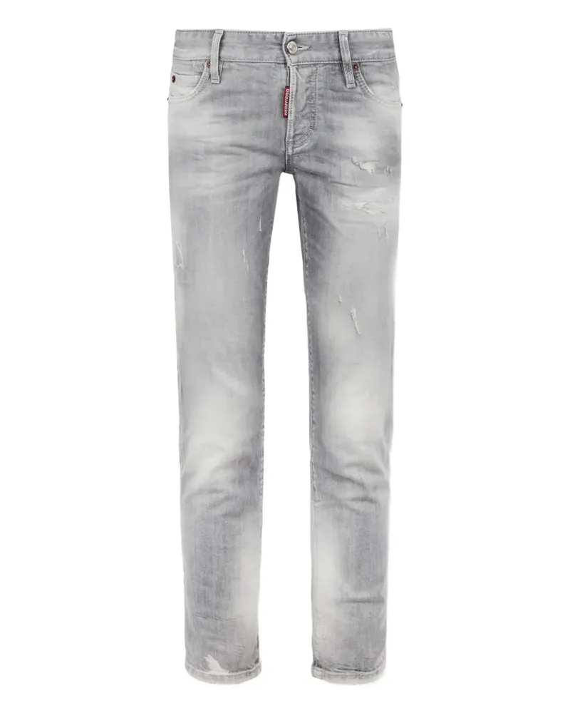 Dsquared2 Jeans mit Logo-Patch - Grau Grau