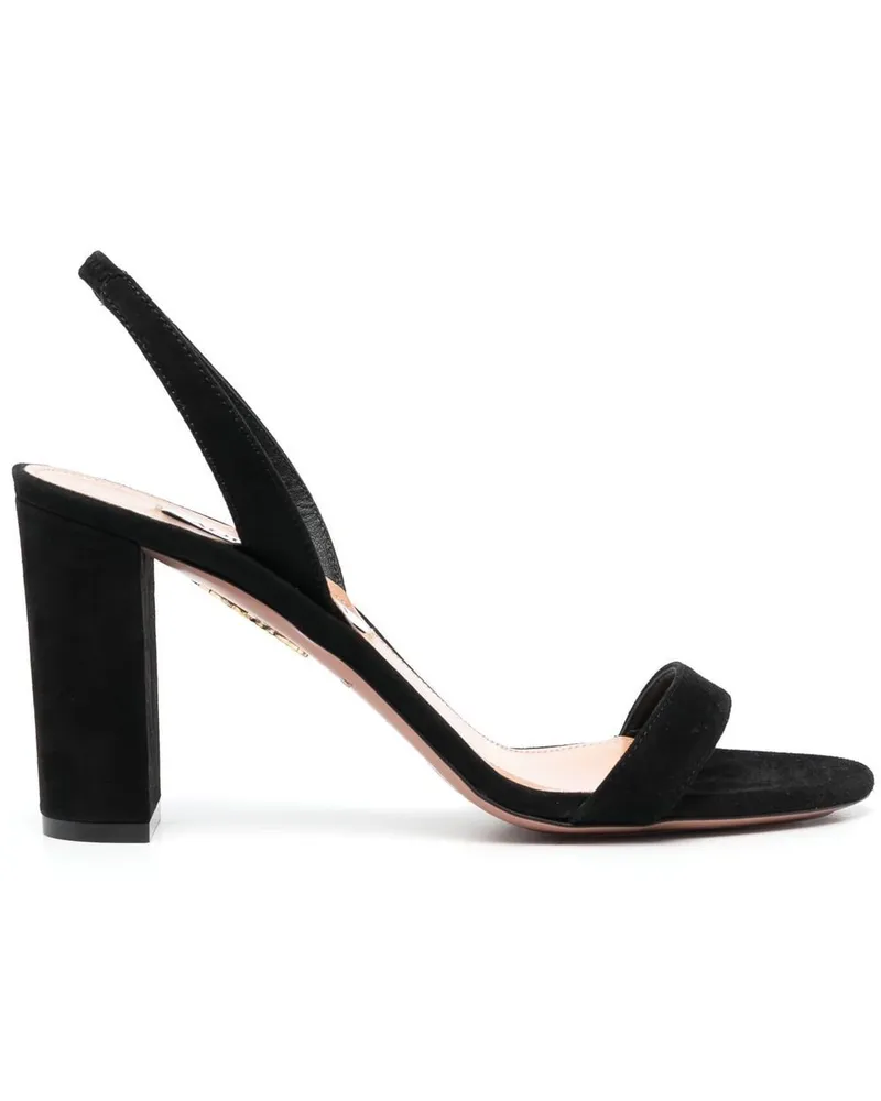Aquazzura Sandalen mit Absatz 90mm - Schwarz Schwarz