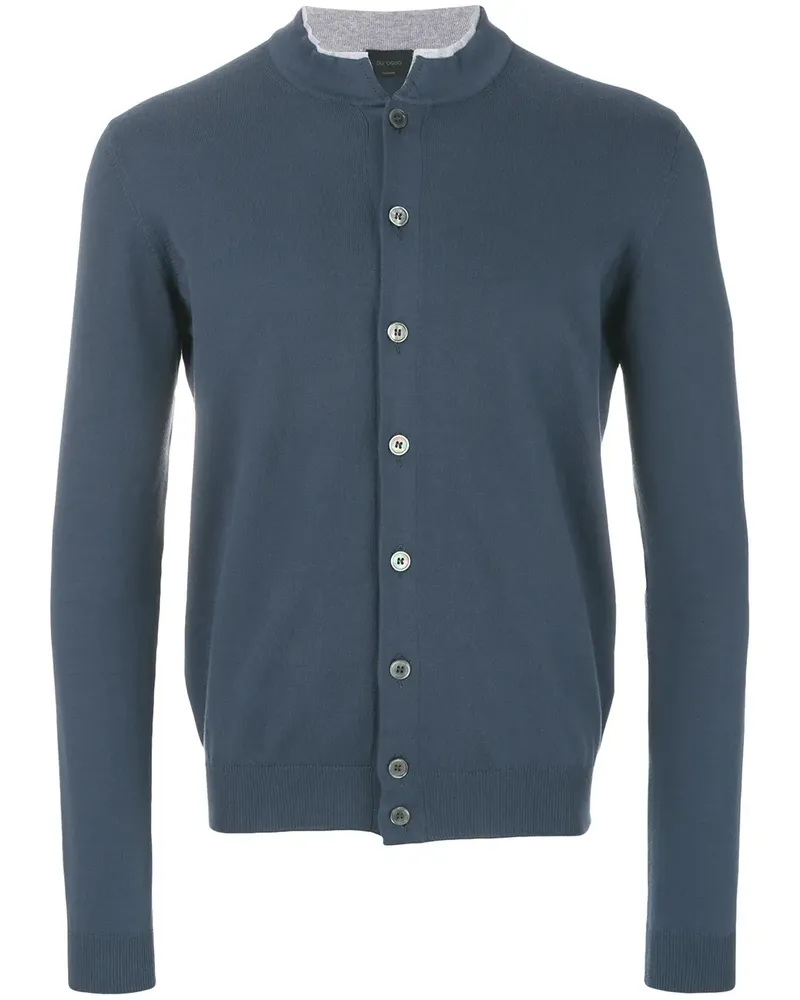 Dell'oglio Cardigan mit Knopfverschluss - Blau Blau