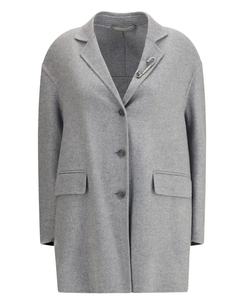 Ermanno Scervino Einreihiger Mantel - Grau Grau