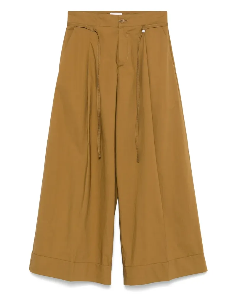 Liu Jo Plissierte Hose - Braun Braun