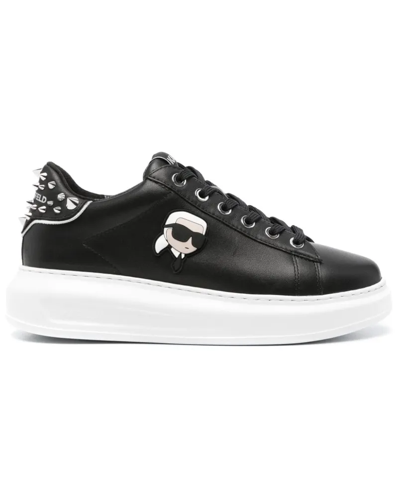 Karl Lagerfeld Ikonik NFT Kapri Sneakers - Schwarz Schwarz
