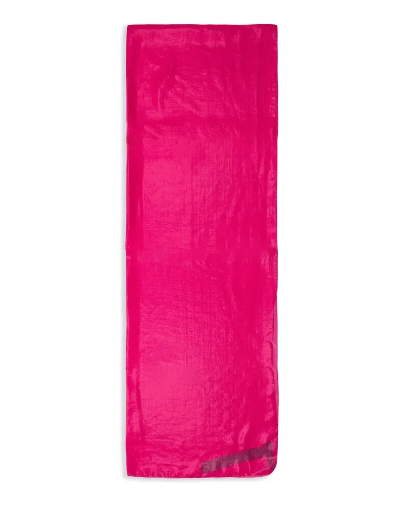 Emporio Armani Schal mit Logo - Rosa Rosa