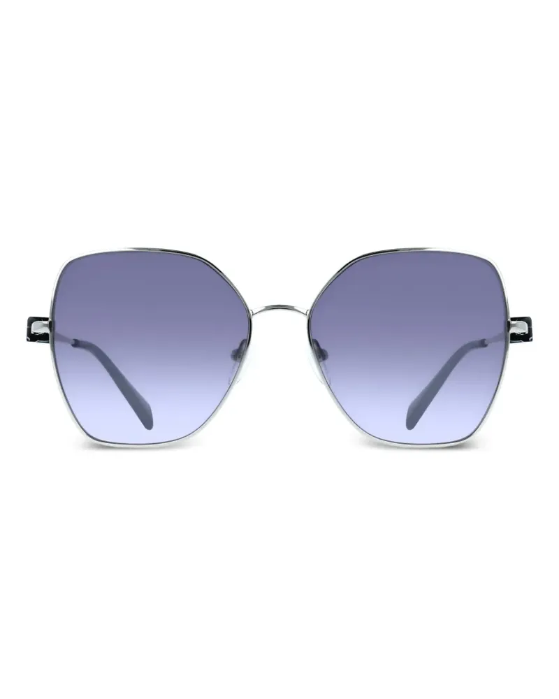 Liu Jo Sonnenbrille mit geometrischem Gestell - Silber Silber