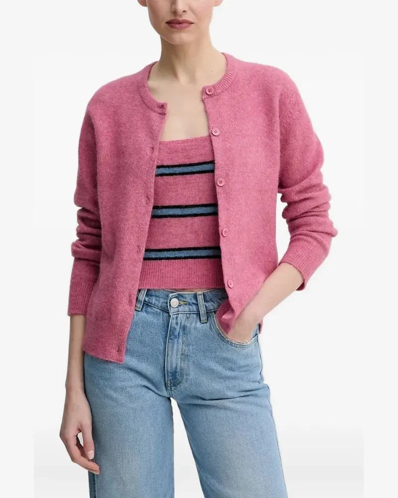 Samsøe & Samsøe Geknöpfter Cardigan - Rosa Rosa