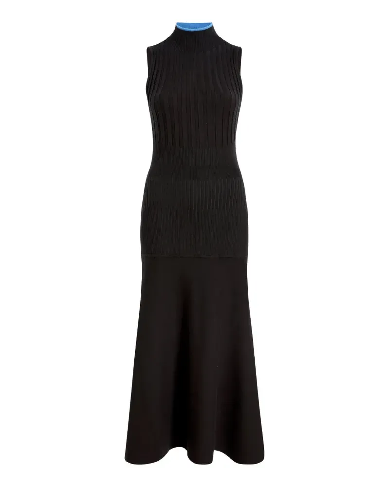 Proenza Schouler Geripptes Ezme Strickkleid - Schwarz Schwarz